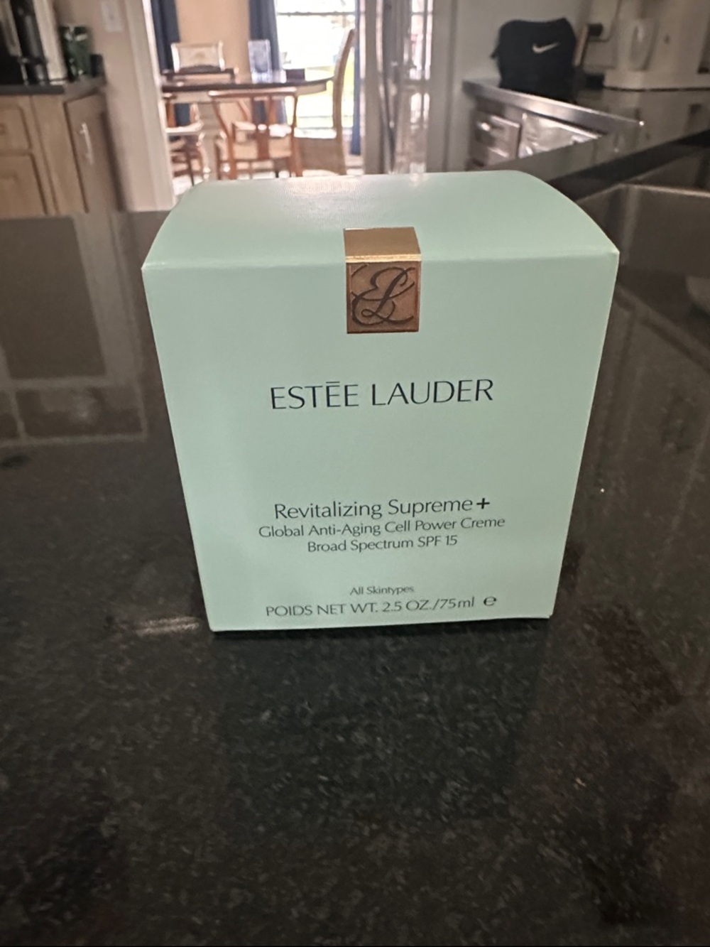 New In Box-Estee Lauder Revitalizing Supreme+ Cream - Mint and Gold Accents